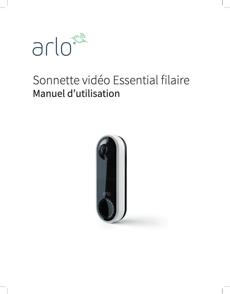 Page n°1 - Manuel utilisateur Arlo Video Doorbell