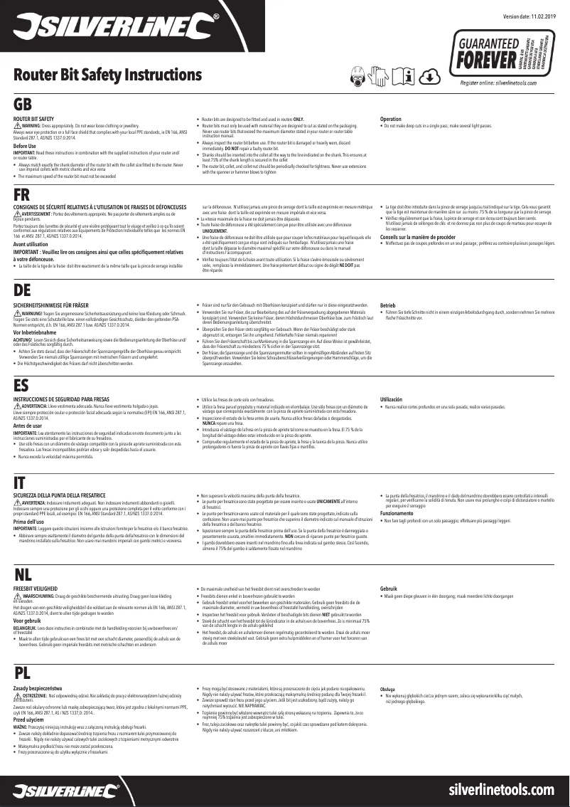 Página 1 del manual Manual de usuario Silverline 763555