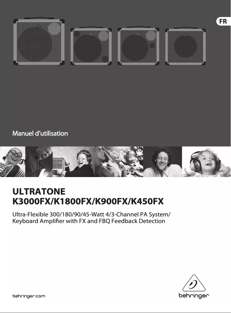 Image de la première page du manuel de l'appareil K900FX