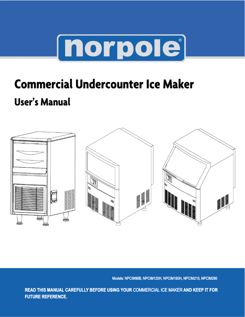 Page n°1 - Manuel utilisateur Norpole NPCIM210