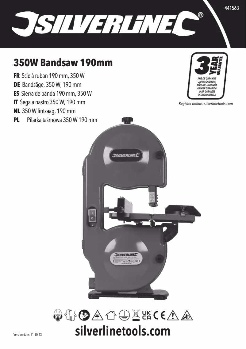 Page n°1 - Manuel utilisateur Silverline 441563