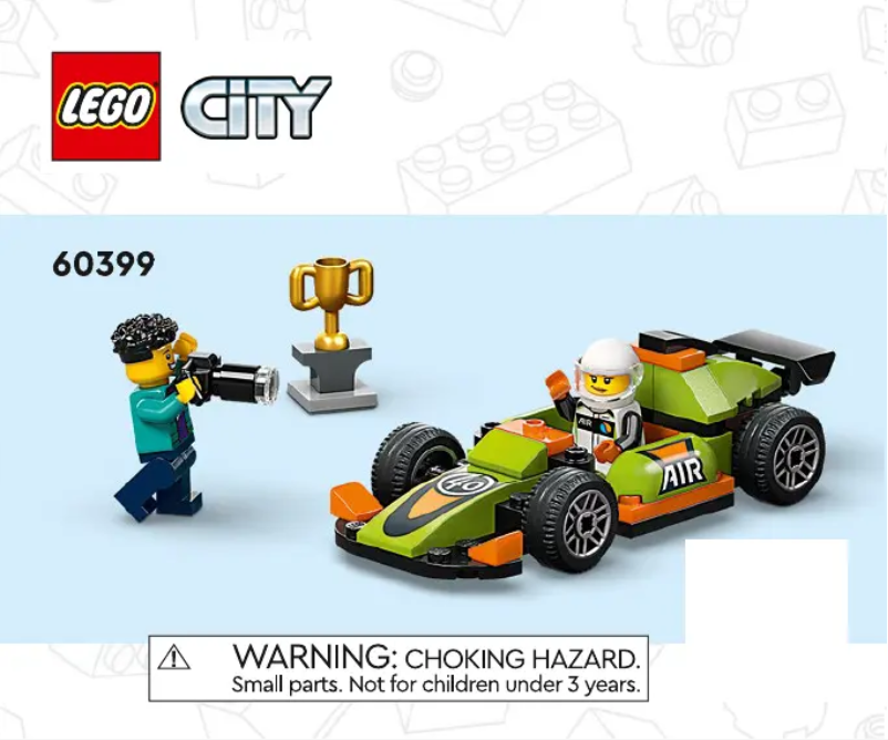 Page 1 of the manual User Manual Lego City 60399