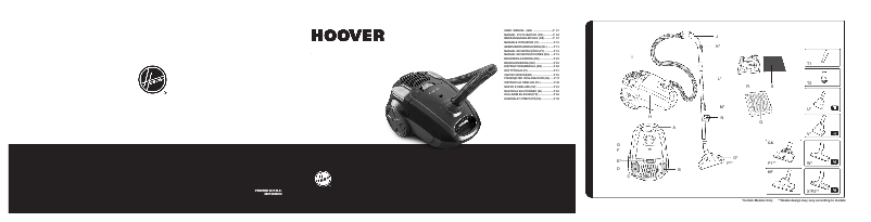 Page n°1 - Manuel utilisateur Hoover TS70_TS23011