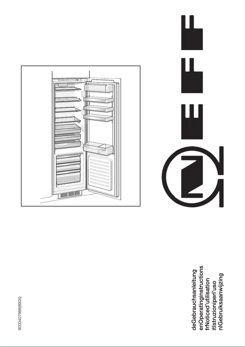 Page n°1 - Manuel utilisateur Neff K 8115 XO