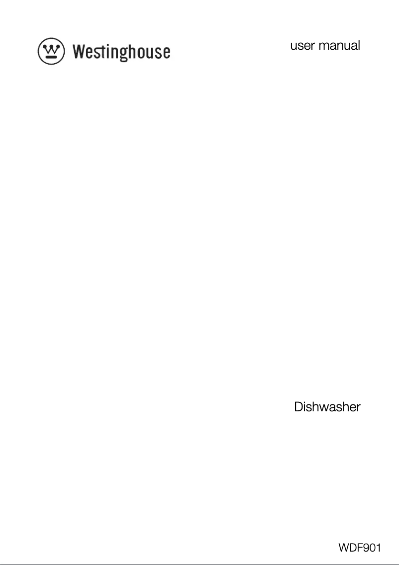 Page n°1 - Manuel utilisateur Westinghouse WDF901WA