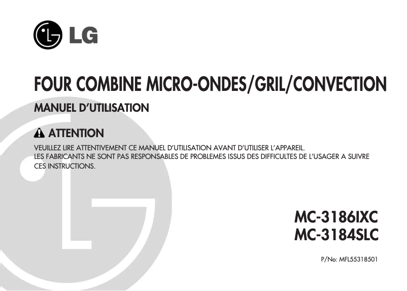 Imagen de la primera página del manual del dispositivo MC-3184SLC