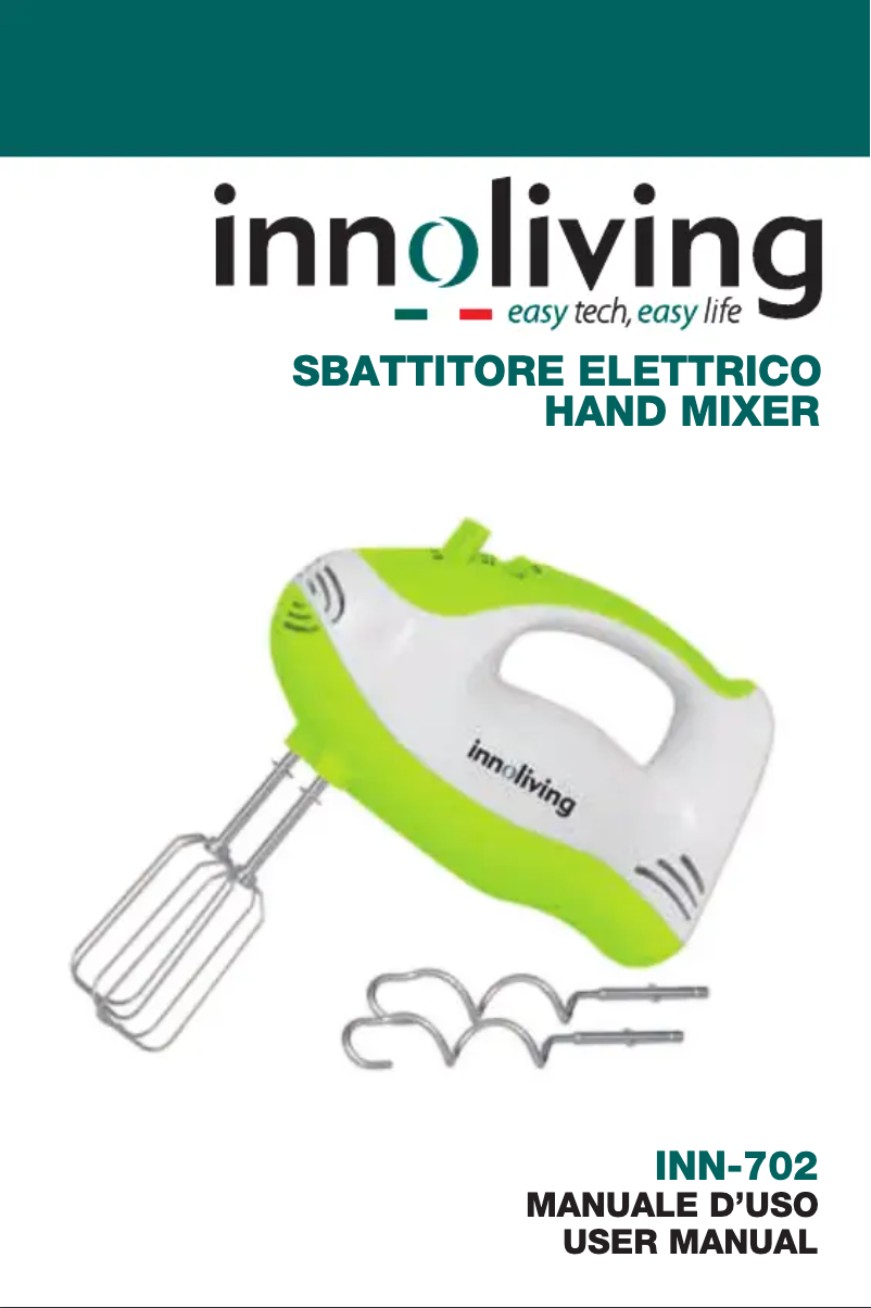 Page 1 de la notice Manuel utilisateur Innoliving INN-702