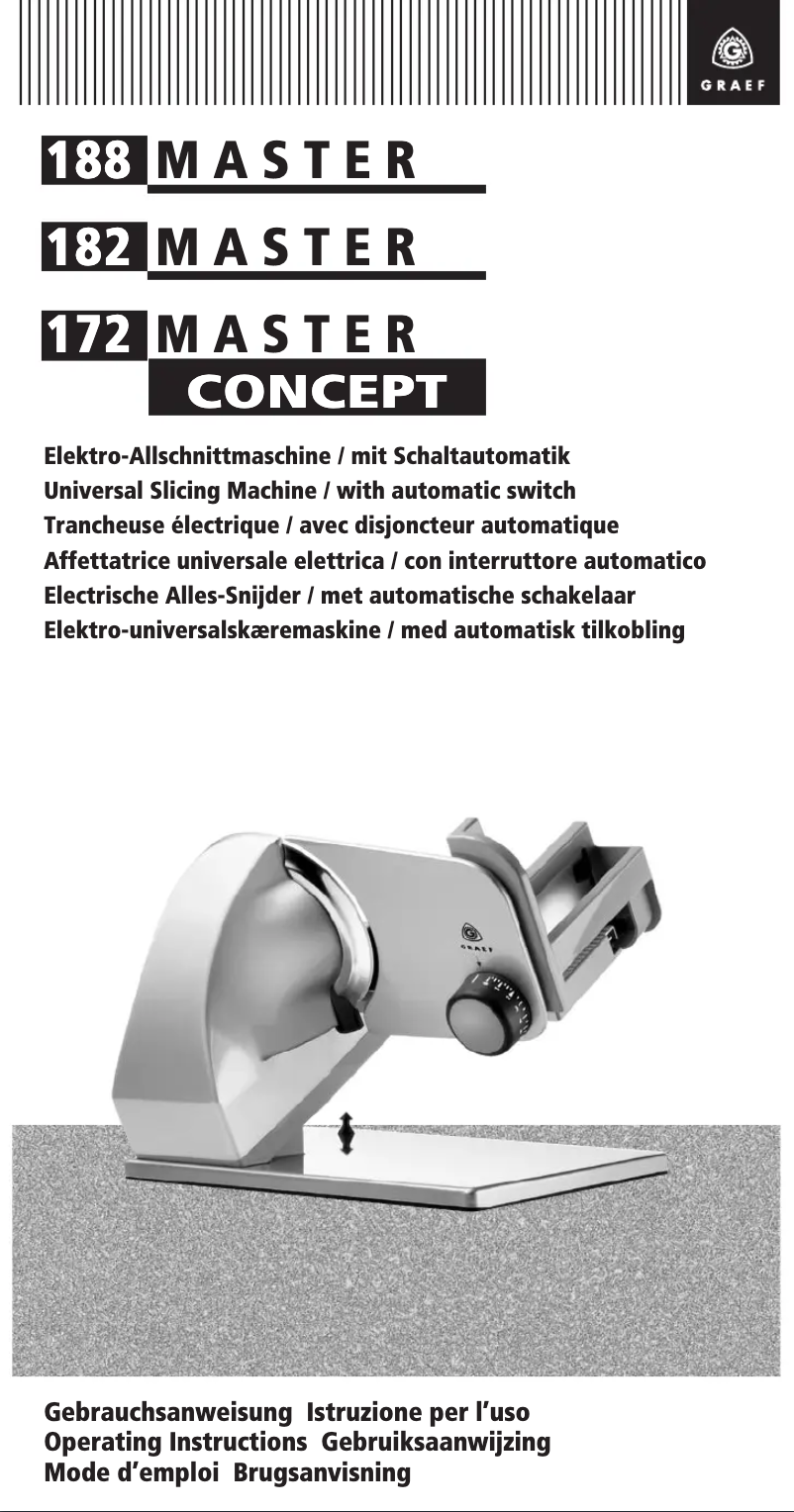 Image de la première page du manuel de l'appareil 182 Master