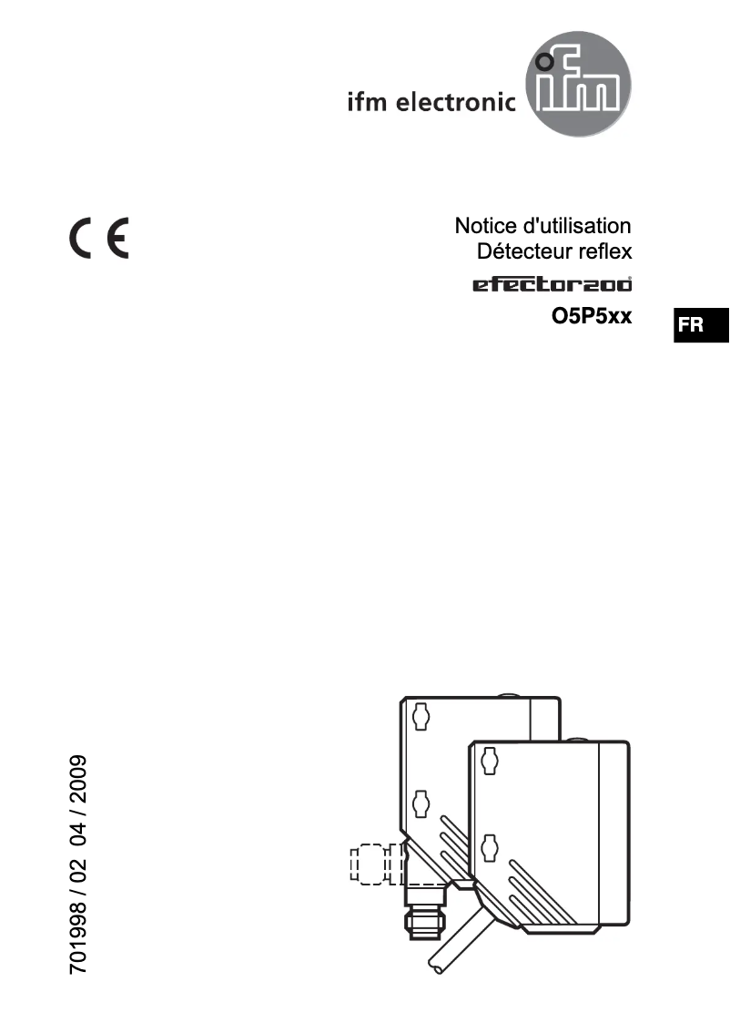 Image de la première page du manuel de l'appareil O5P500