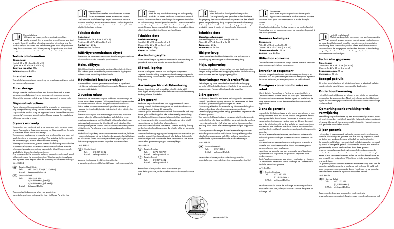 Image de la première page du manuel de l'appareil IAN 86854