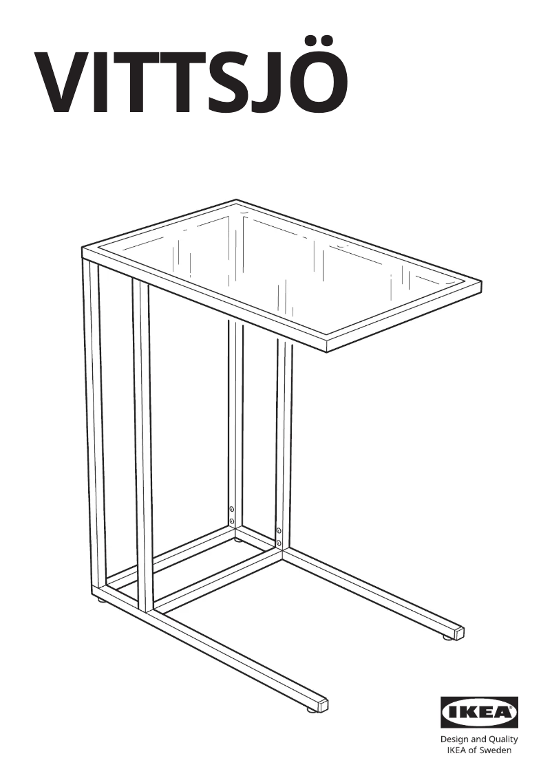 Página 1 del manual Manual de usuario Ikea VITTSJÖ 002.502.49