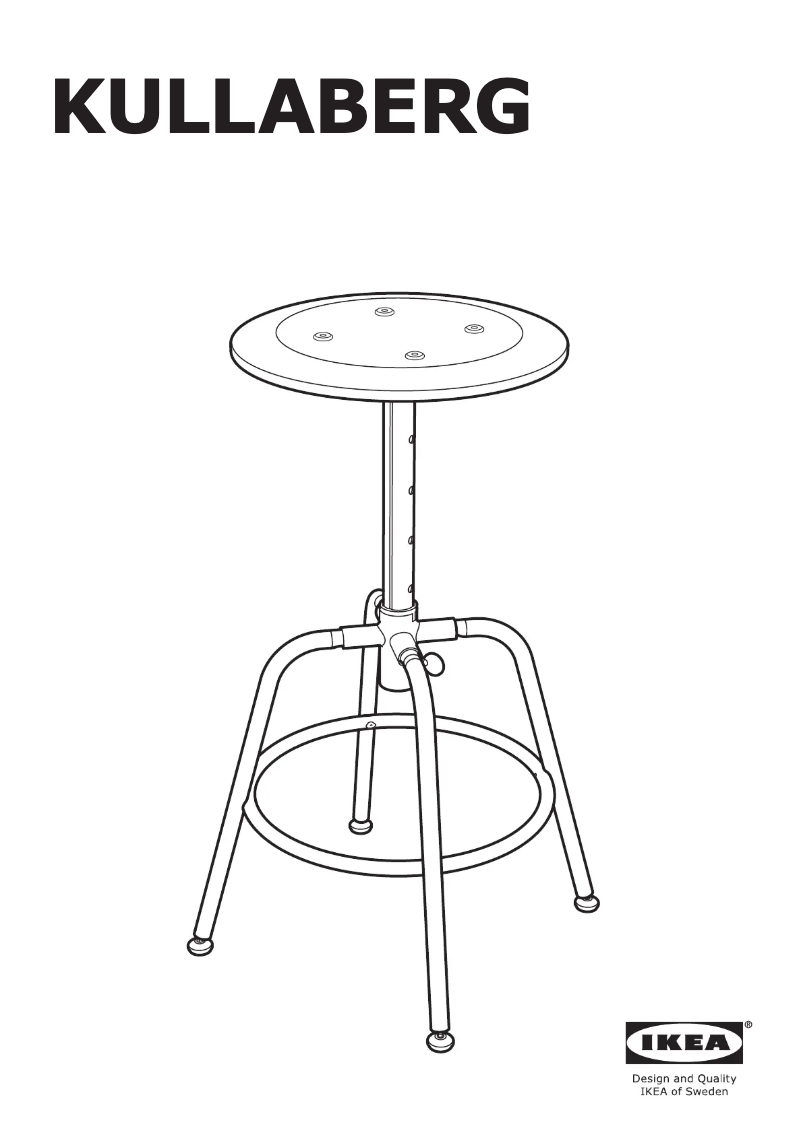 Page 1 de la notice Manuel utilisateur Ikea KULLABERG 103.636.51