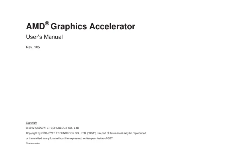 Page 1 de la notice Manuel utilisateur Gigabyte AORUS Radeon RX570 4GB