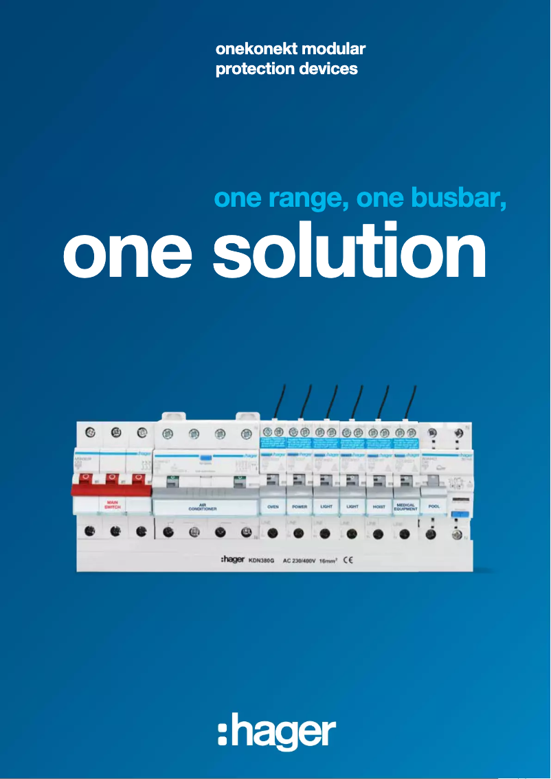 Page n°1 - Brochure Hager CEA563T