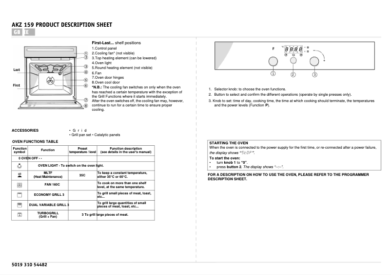 Image de la première page du manuel de l'appareil AKZ 159