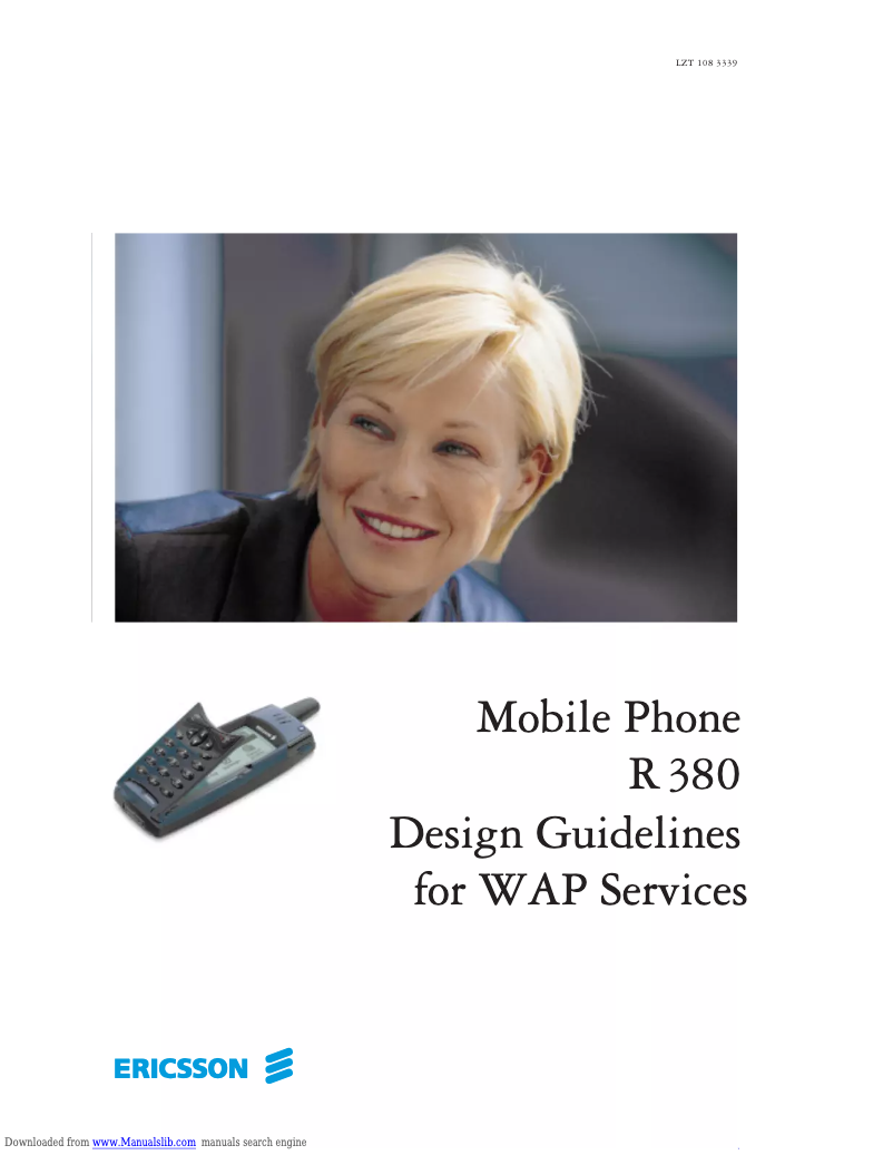 Page 1 de la notice Manuel utilisateur Ericsson R380S