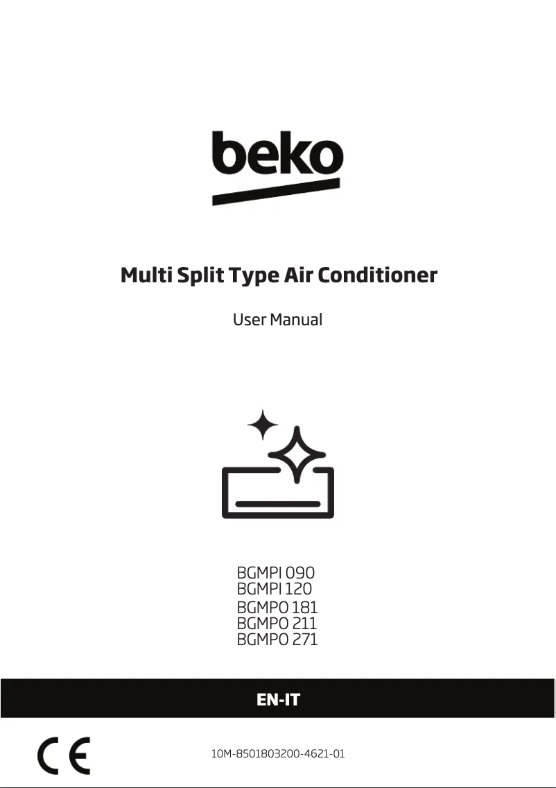 Page 1 de la notice Manuel utilisateur Beko BGMPO 211