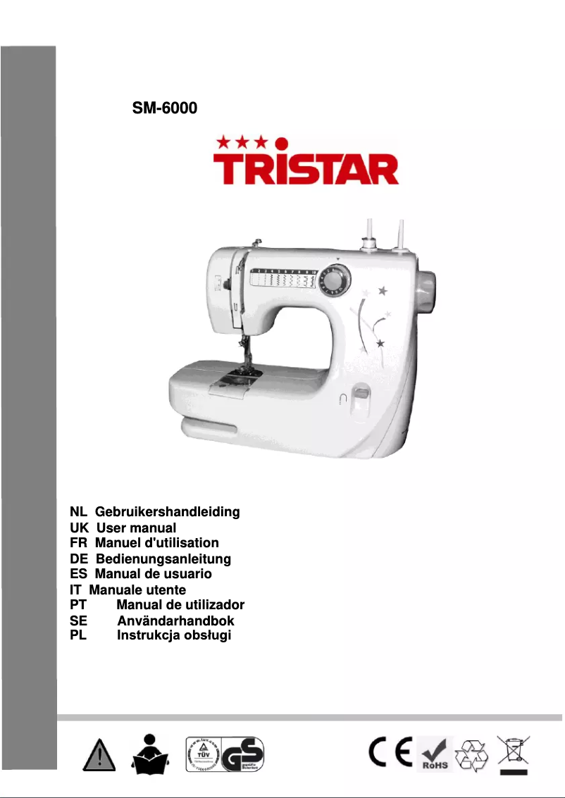 Page 1 de la notice Manuel utilisateur TriStar SM-6000