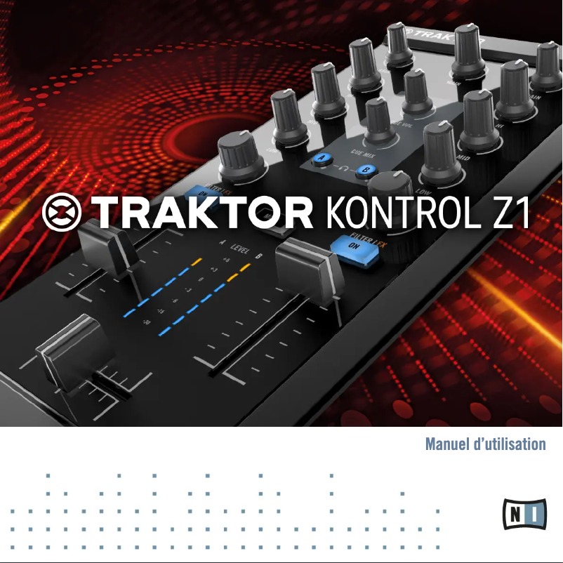 Page n°1 - Manuel utilisateur Native Instruments Traktor Kontrol Z1