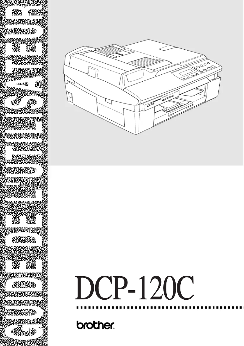 Page n°1 - Manuel utilisateur Brother DCP-120C