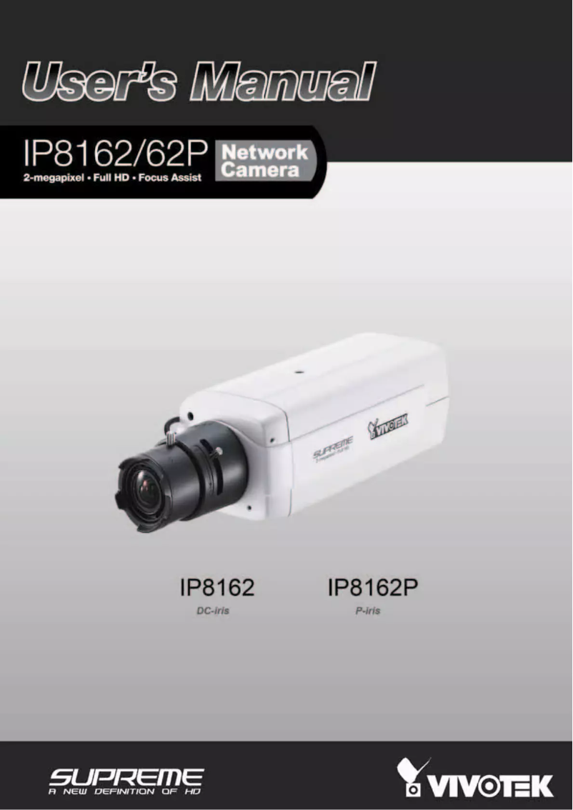 Image de la première page du manuel de l'appareil Supreme IP8162P