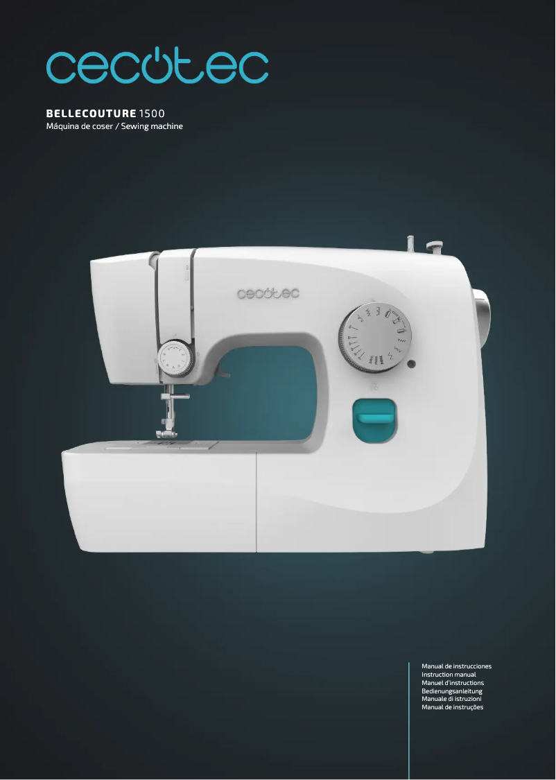 Image de la première page du manuel de l'appareil BelleCouture 1500