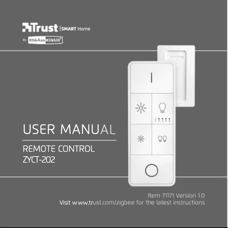 Page n°1 - Manuel utilisateur KlikaanKlikuit ZYCT-202