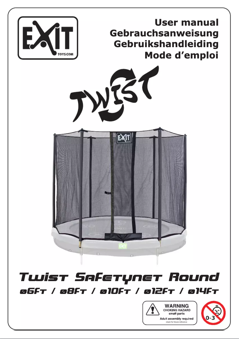 Página 1 del manual Manual de usuario EXIT Twist Ground + Safetynet