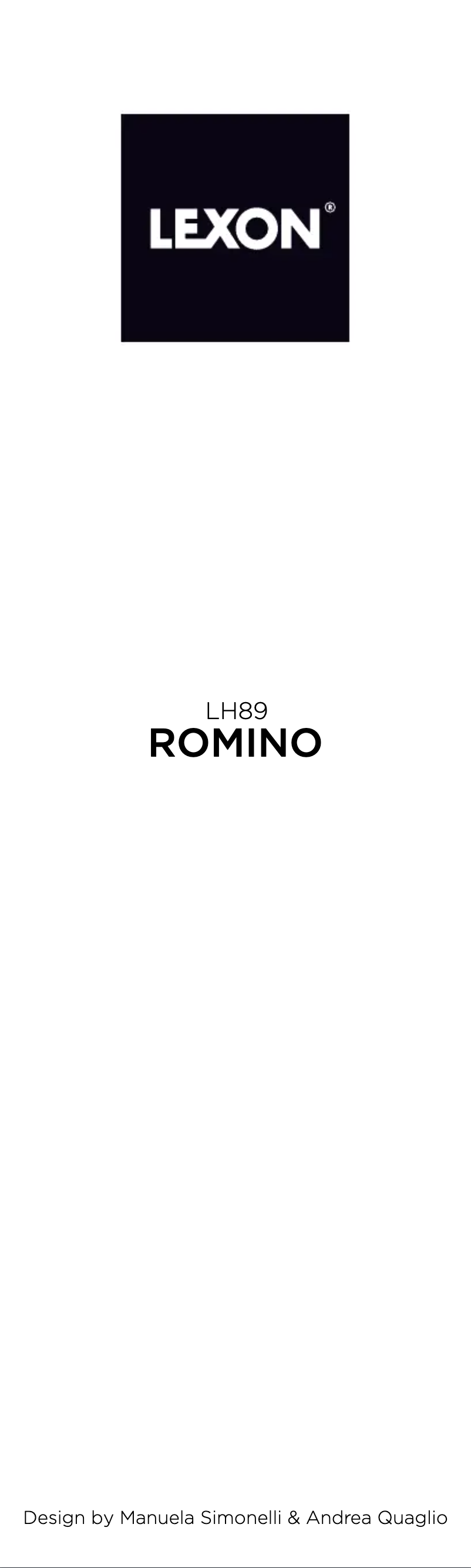 Página 1 del manual Manual de usuario Lexon Romino