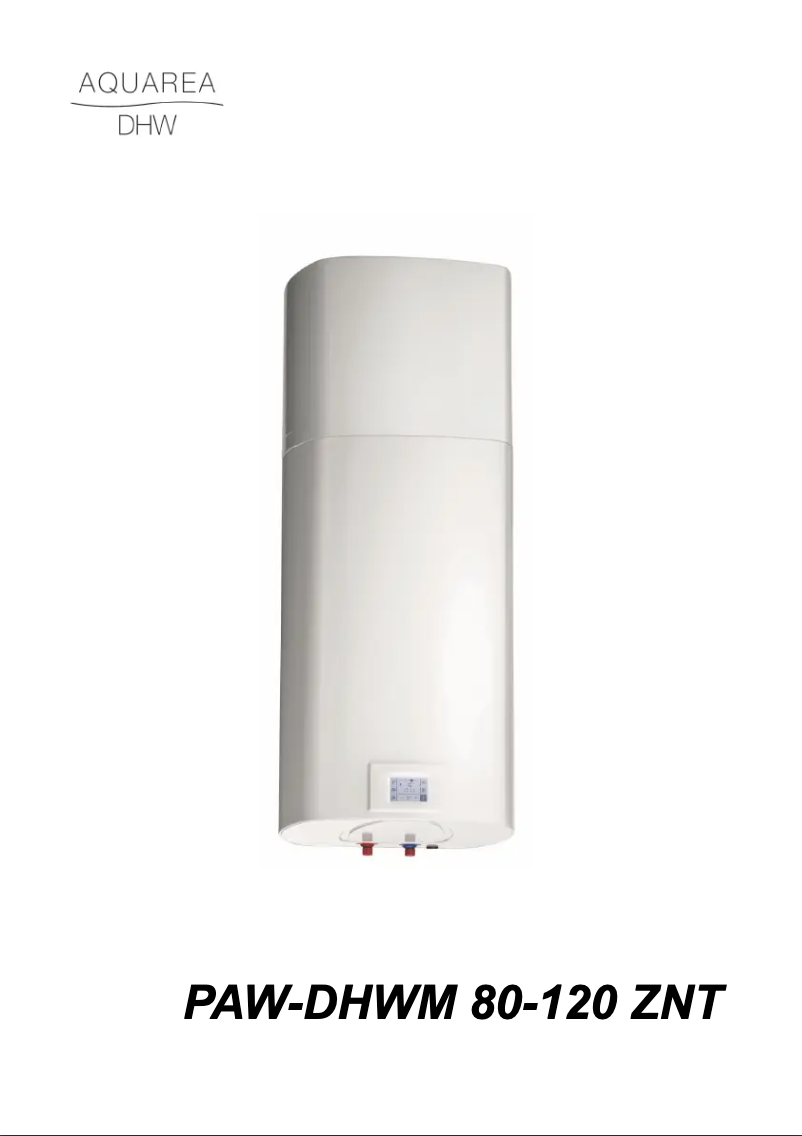 Page 1 de la notice Manuel utilisateur Panasonic PA-WDHWM80ZNT