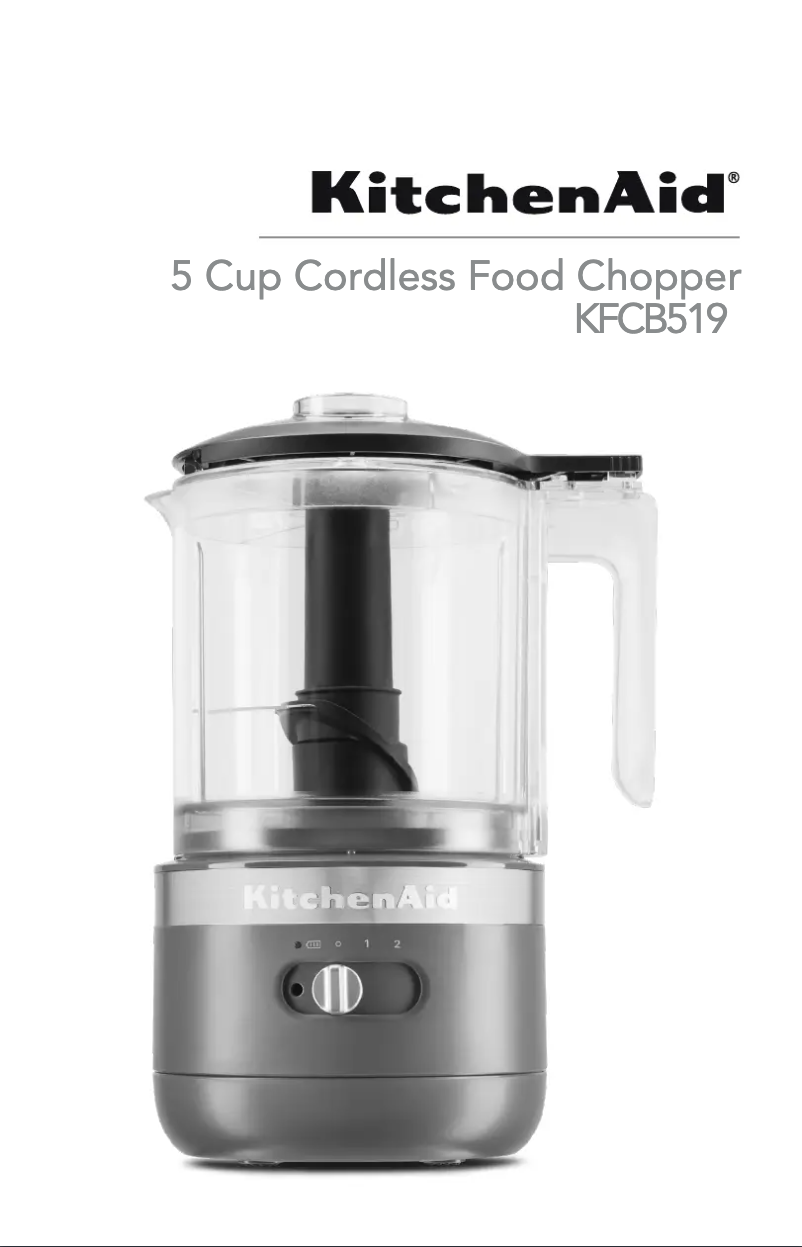 Page n°1 - Manuel utilisateur KitchenAid KFCB519