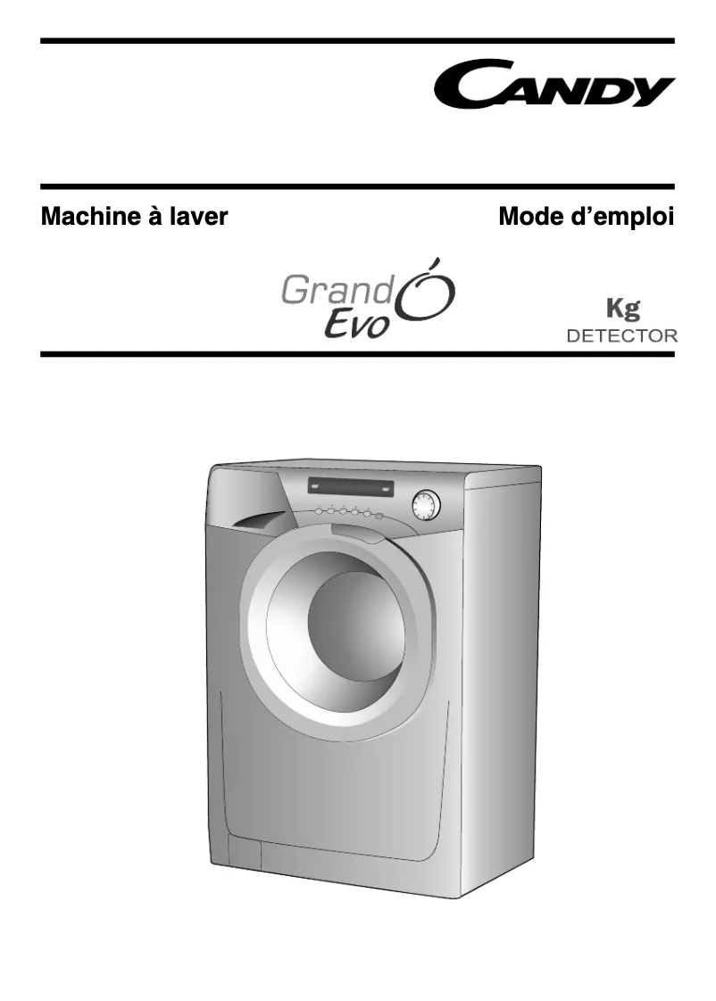 Page n°1 - Manuel utilisateur Candy EVO 14103D/1-47