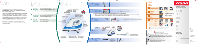Page 1 de la notice Manuel utilisateur Trisa Easy Vap 2000