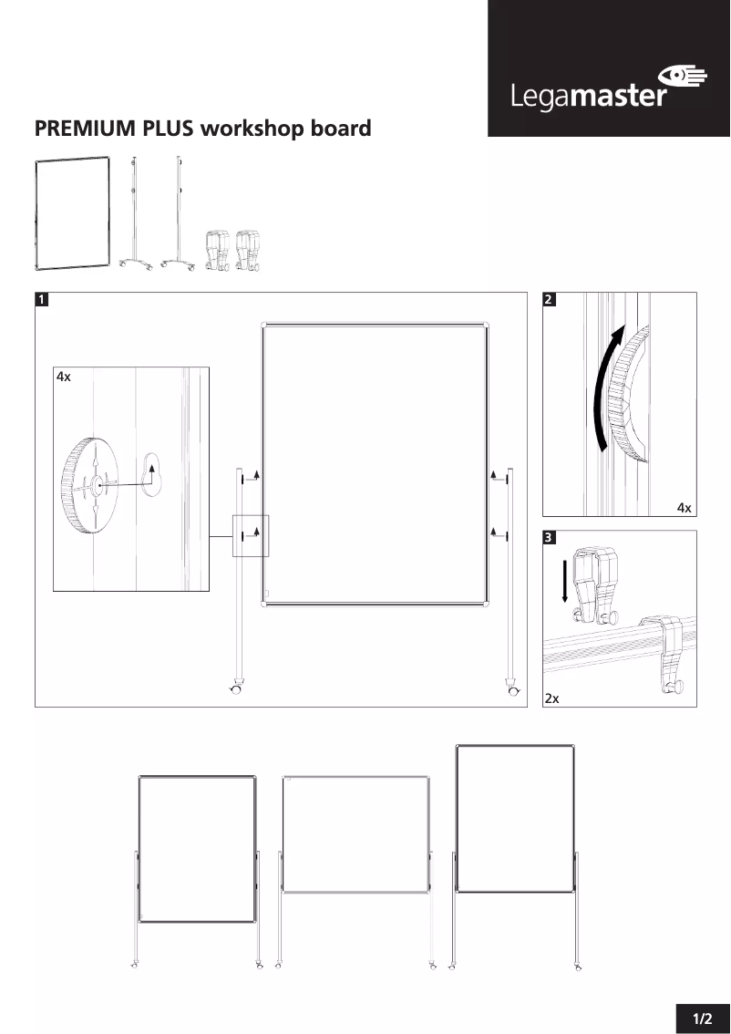 Page n°1 - Manuel utilisateur Legamaster 7-204210