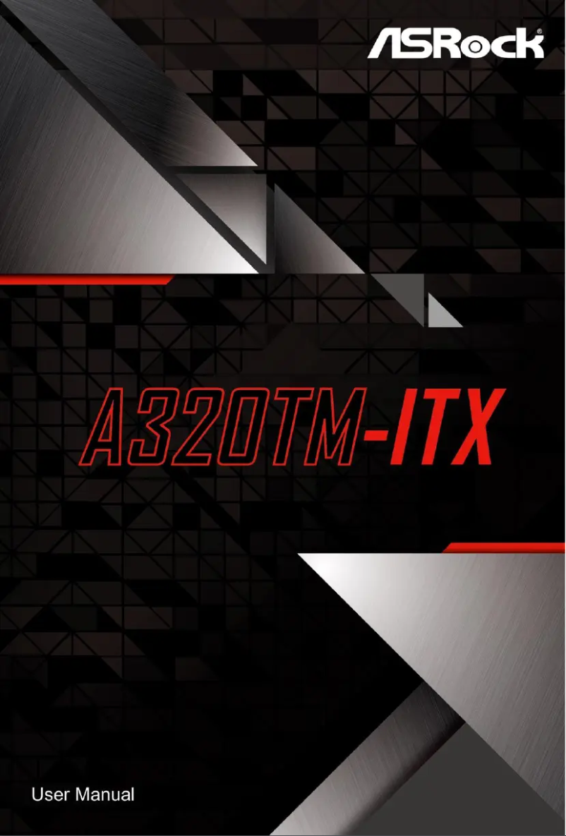Page n°1 - Manuel utilisateur Asrock A320TM-ITX