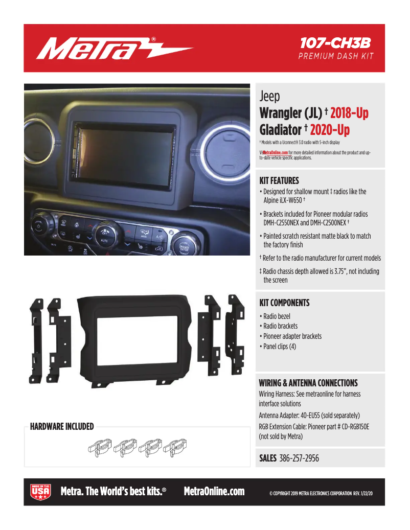 Image de la première page du manuel de l'appareil 107-CH3B