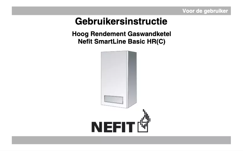 Page n°1 - Manuel utilisateur Nefit SmartLine Basic HR