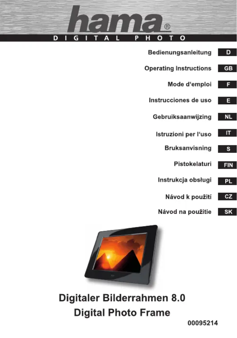 Page 1 de la notice Manuel utilisateur Hama New Basic 00095214