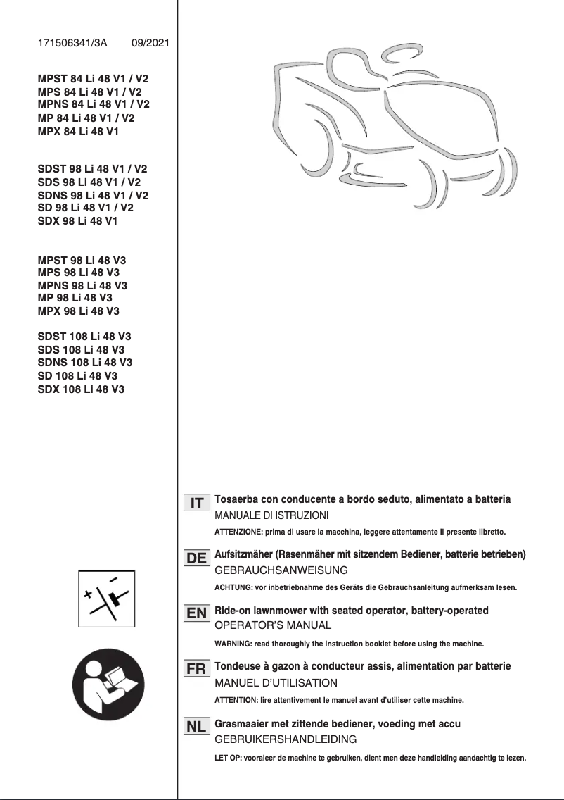Image de la première page du manuel de l'appareil e-Ride S300