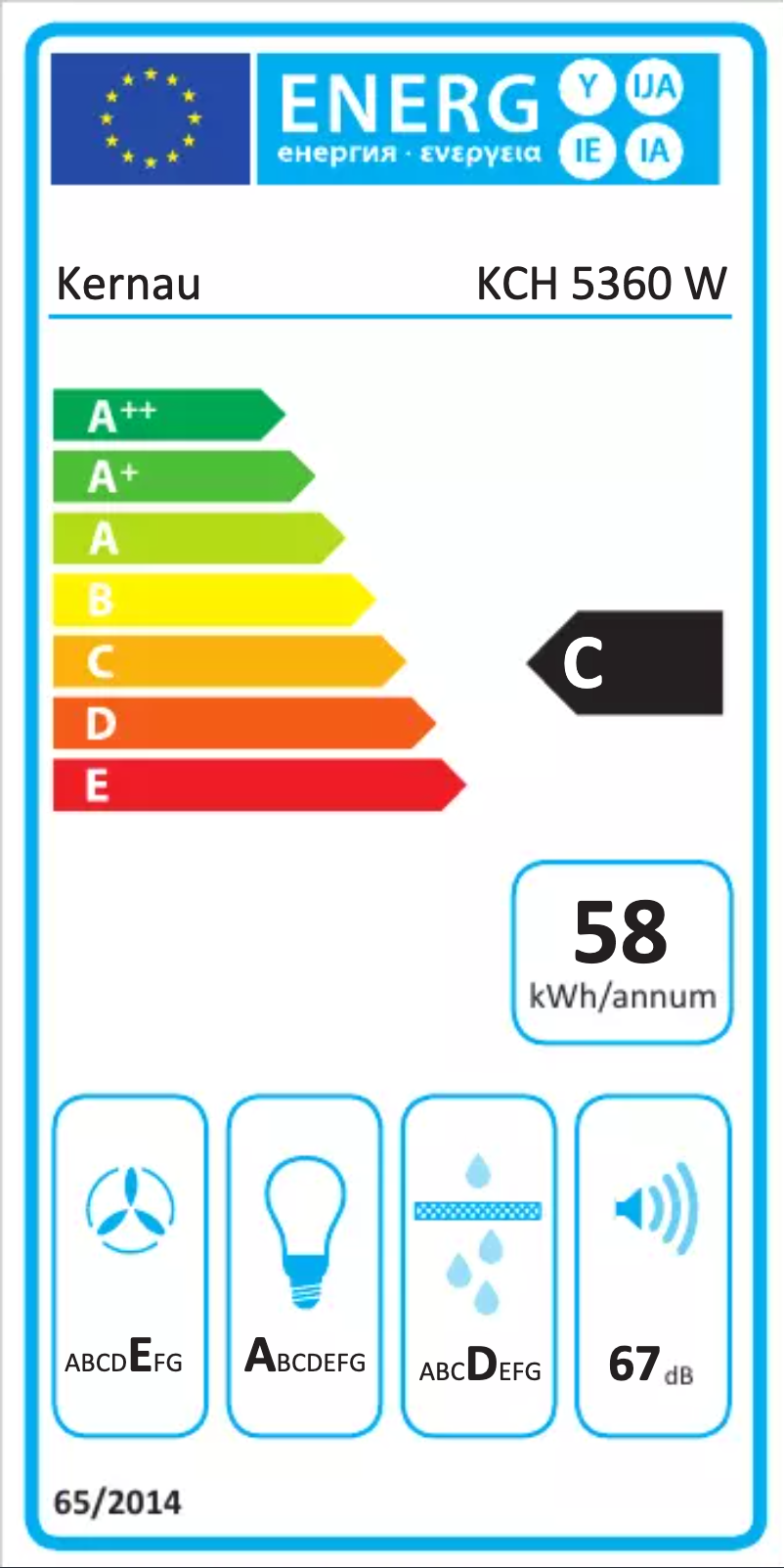 Image de la première page du manuel de l'appareil KCH 5360 W
