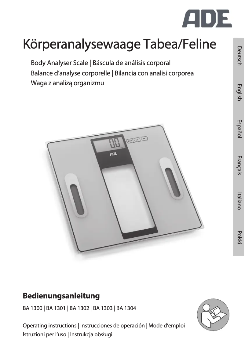 Page 1 de la notice Manuel utilisateur ADE Tabea BA 1300