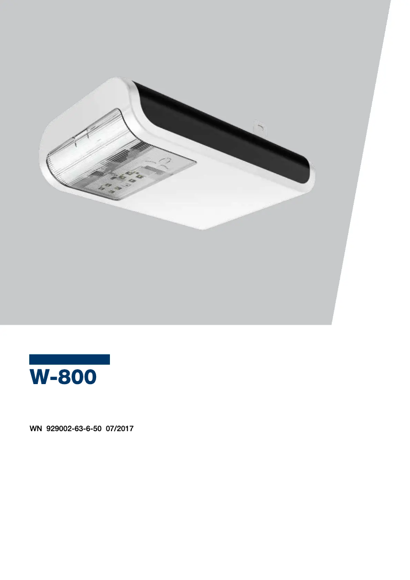 Page n°1 - Manuel utilisateur Tormatic HW-800