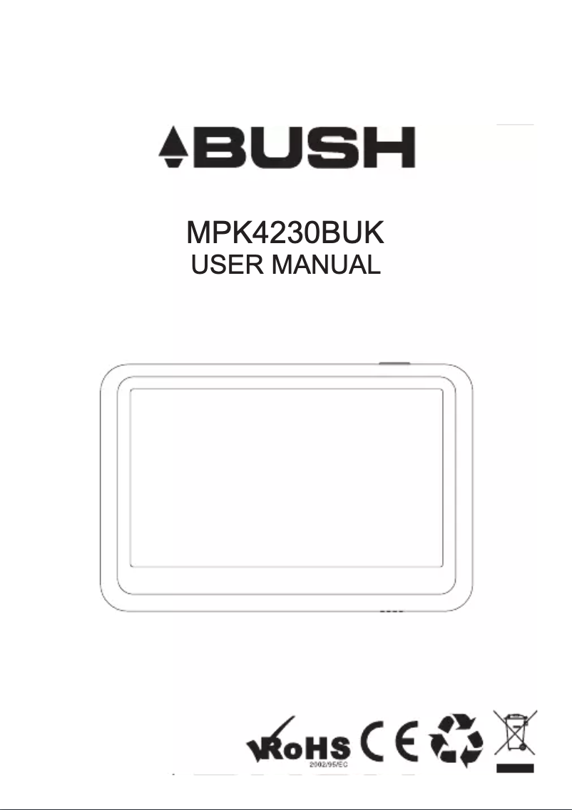 Image de la première page du manuel de l'appareil MPK4230BUK