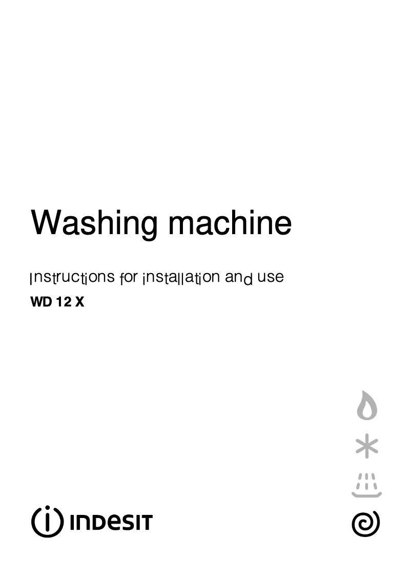 Image de la première page du manuel de l'appareil WD 12 X (UK)