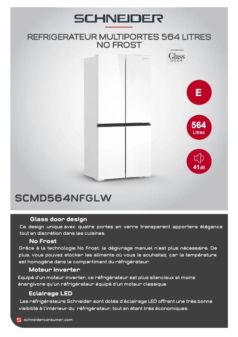 Image de la première page du manuel de l'appareil SCMD564NFGLW