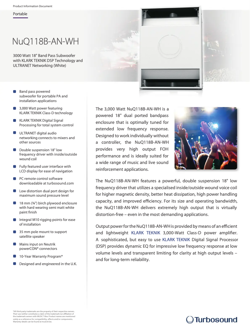 Image de la première page du manuel de l'appareil NuQ118B-AN