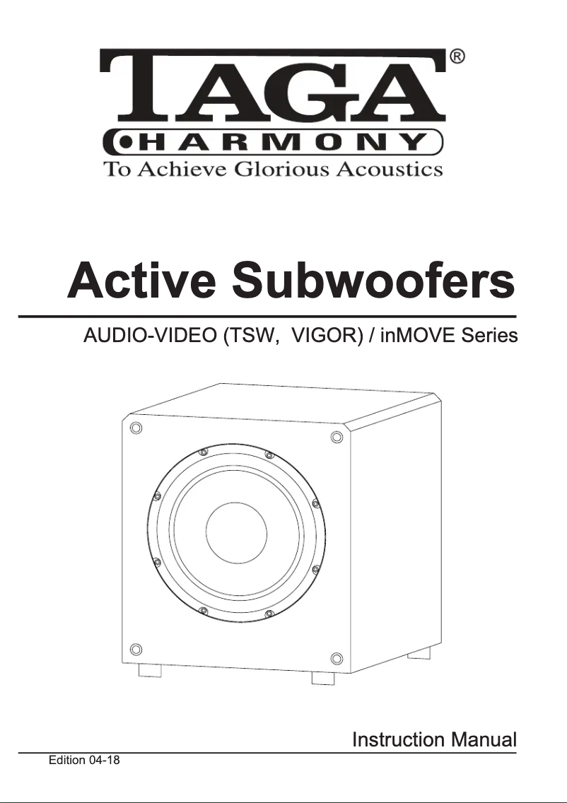 Image de la première page du manuel de l'appareil VIGOR SW-8