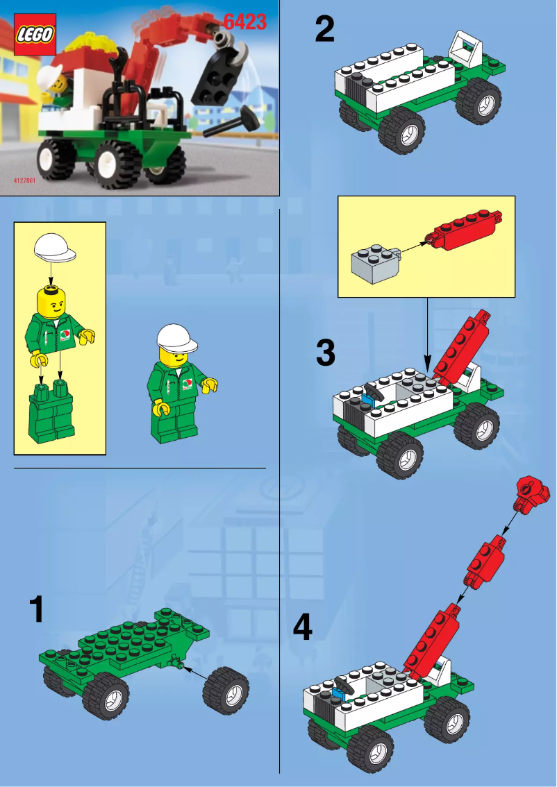 Page 1 de la notice Manuel utilisateur Lego City 6423