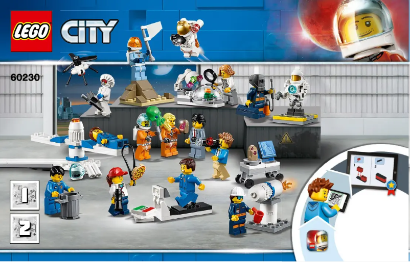 Page 1 de la notice Manuel utilisateur Lego City 60230