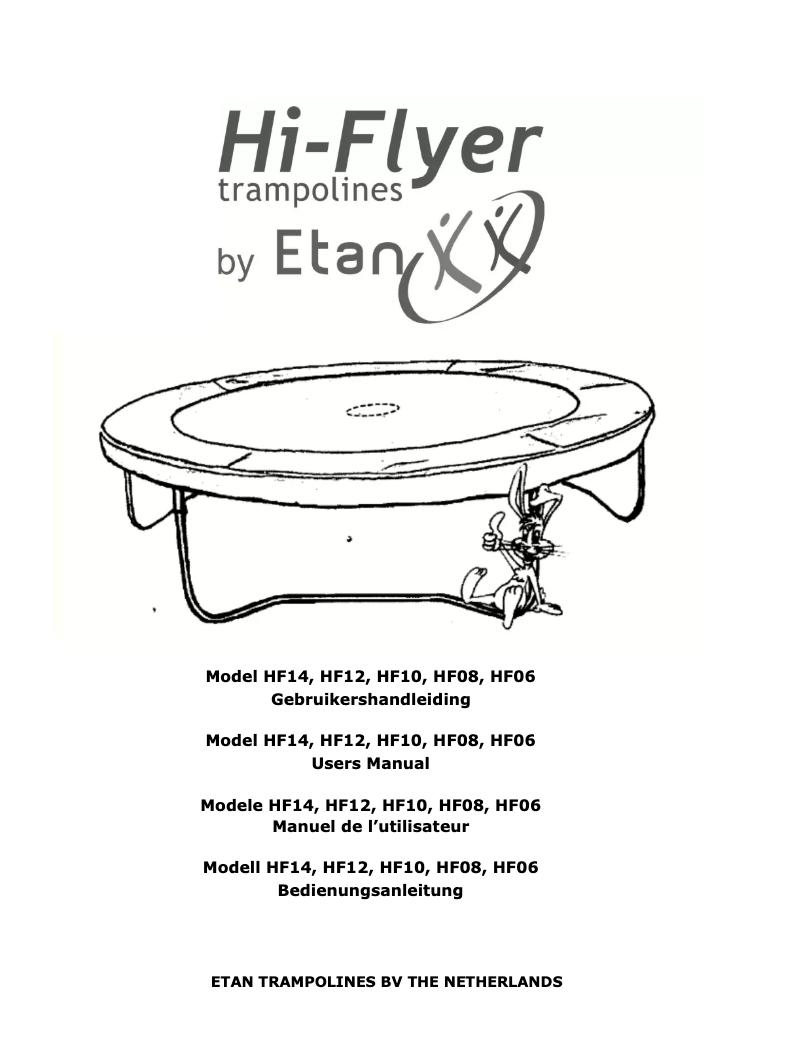 Page 1 de la notice Manuel utilisateur Etan Hi-Flyer 14